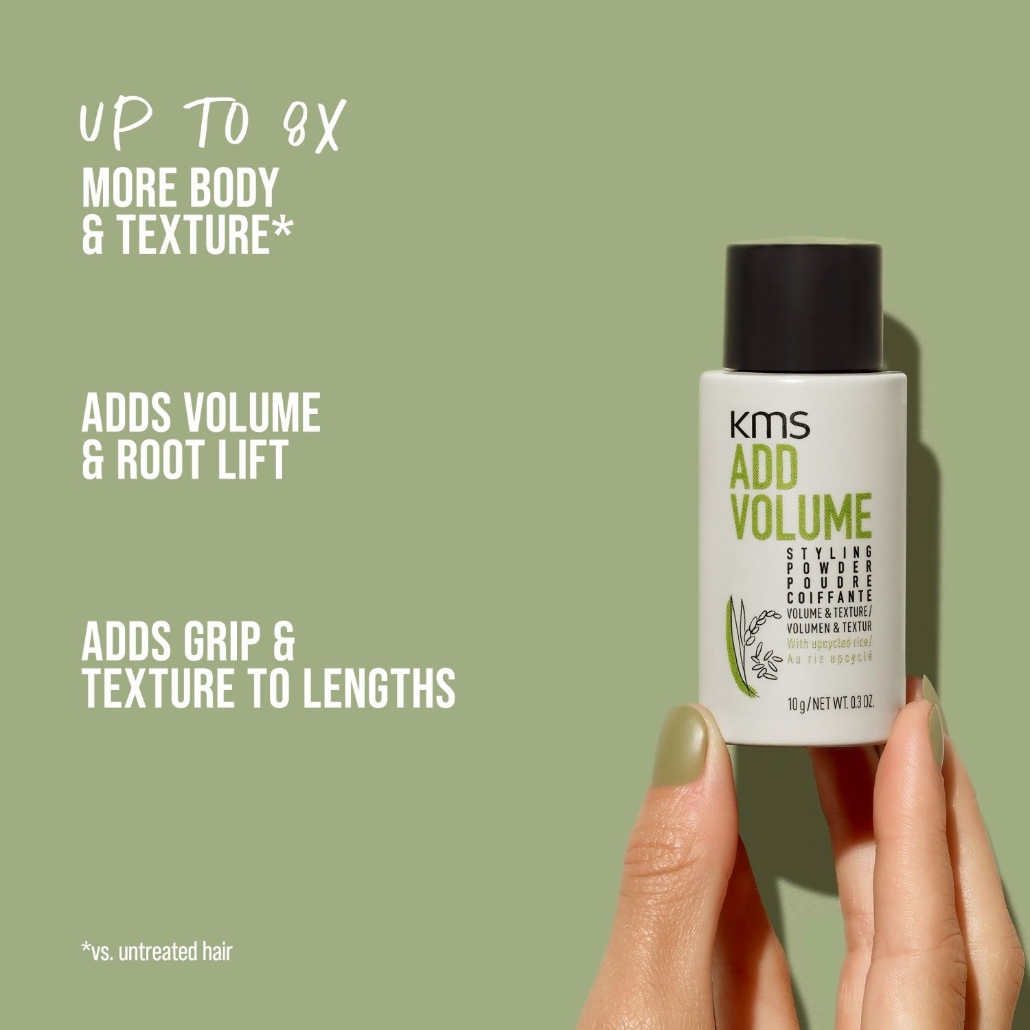 KMS puder za kosu za veći volumen – 10 g
