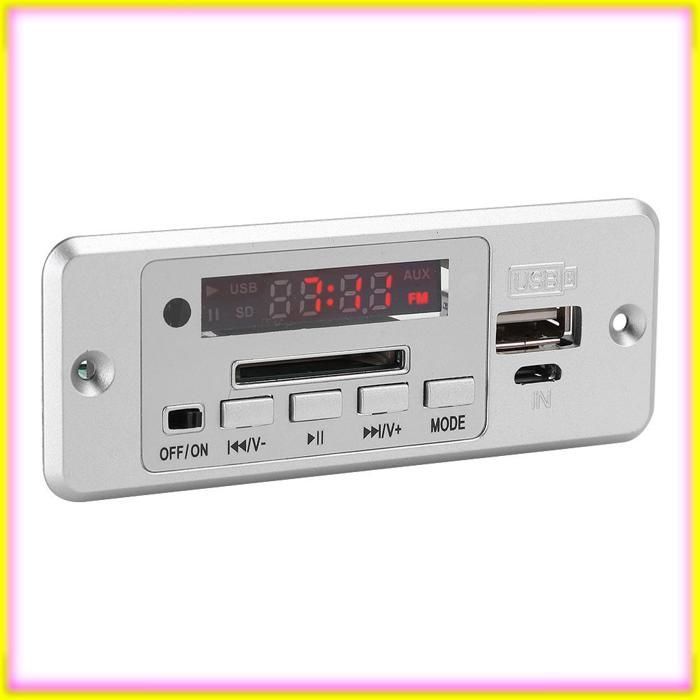 keenso Carte décodeur MP3 Module Décodeur MP3 Avec Amplificateur De Puissance Pour Lecteur De Musiqu video videoprojecteur Argent