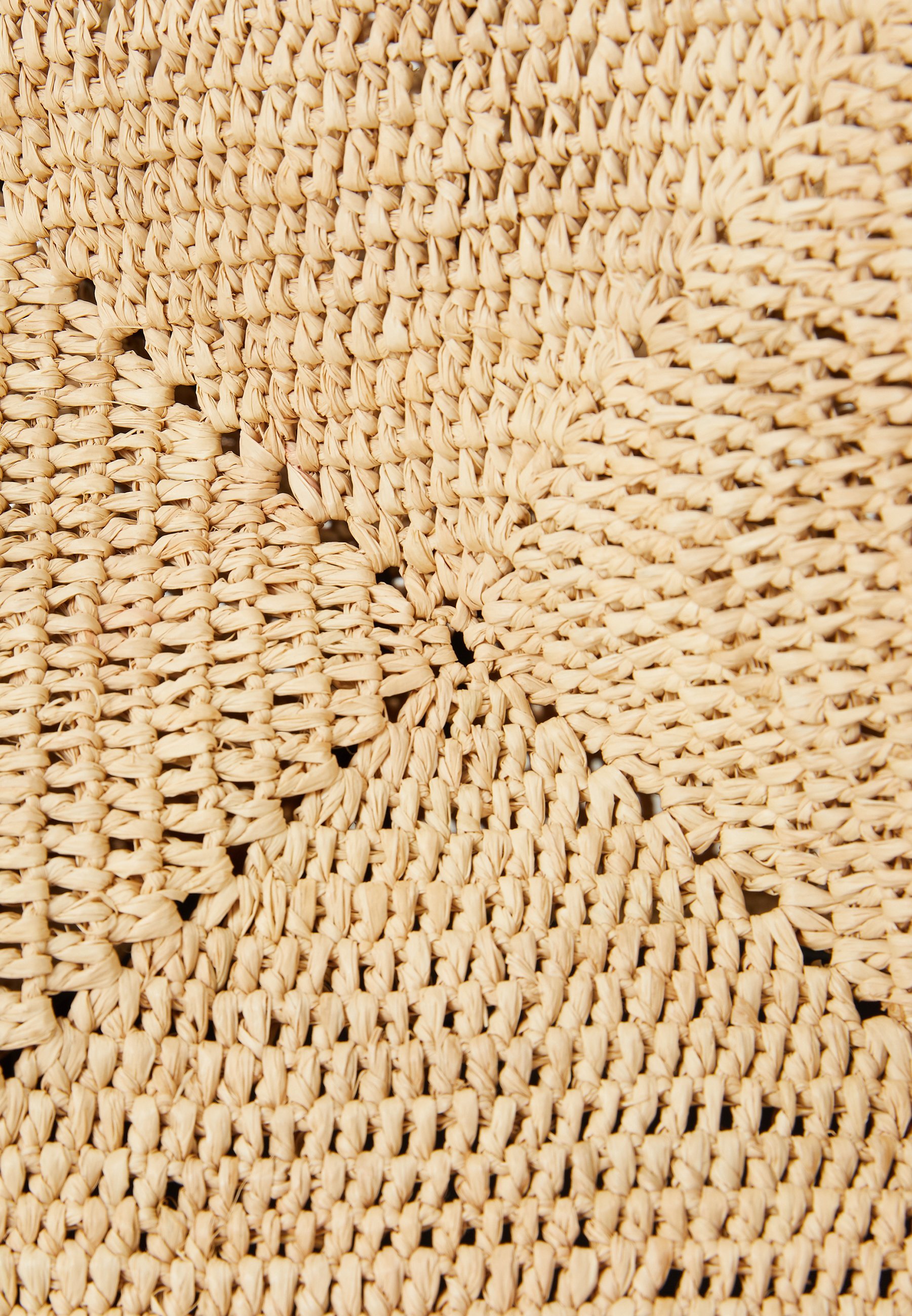 Nanushka THE ORIGAMI TOTE - Tote bag - beige/zwart