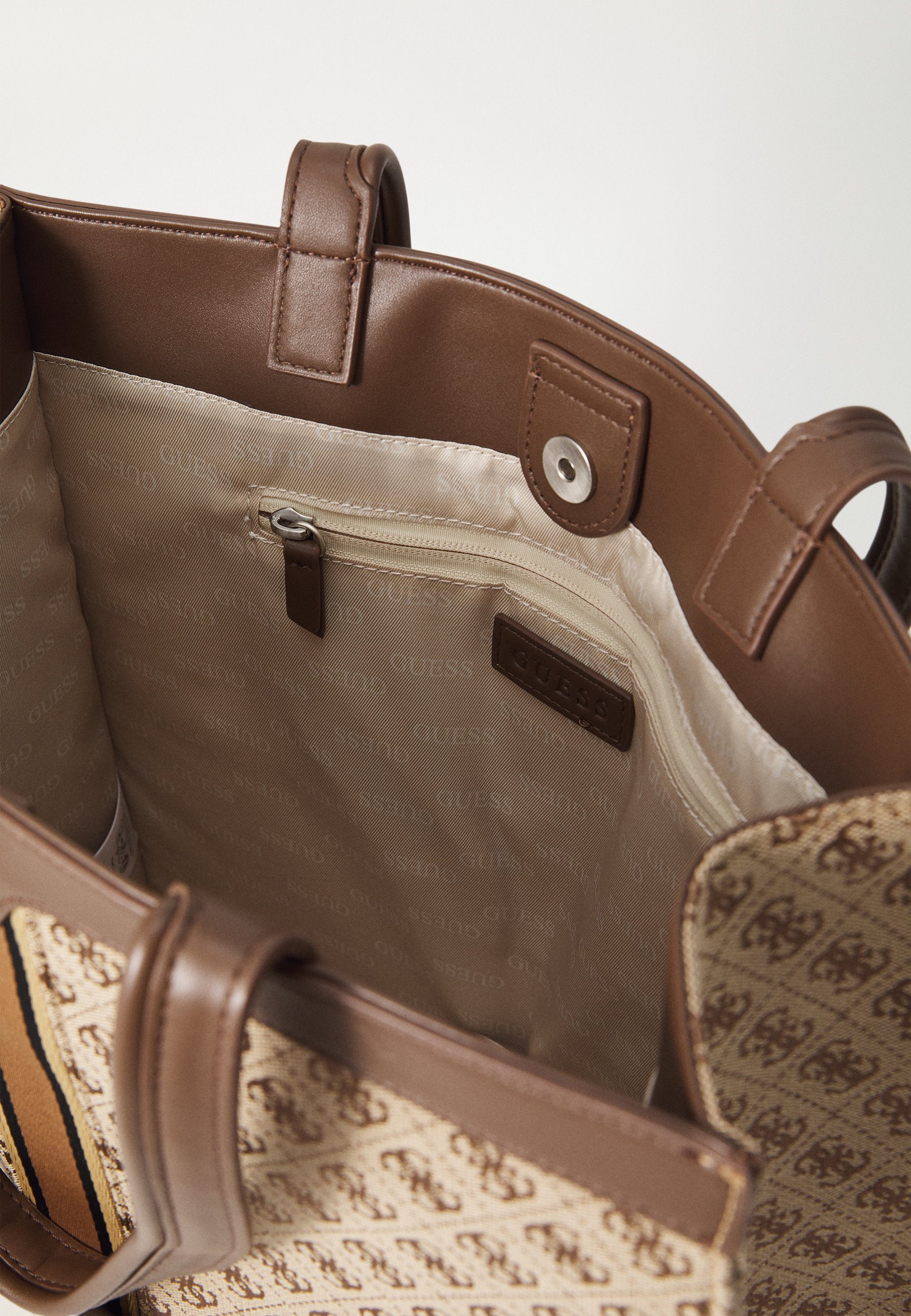 Borsa tote Guess MILANO - beige/marrone