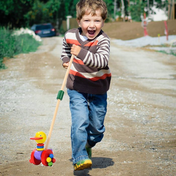 Wooden Walker - YYV - Push Toy - 53.5 x 12 x 9.8 cm - For Baby - Unisex YYV