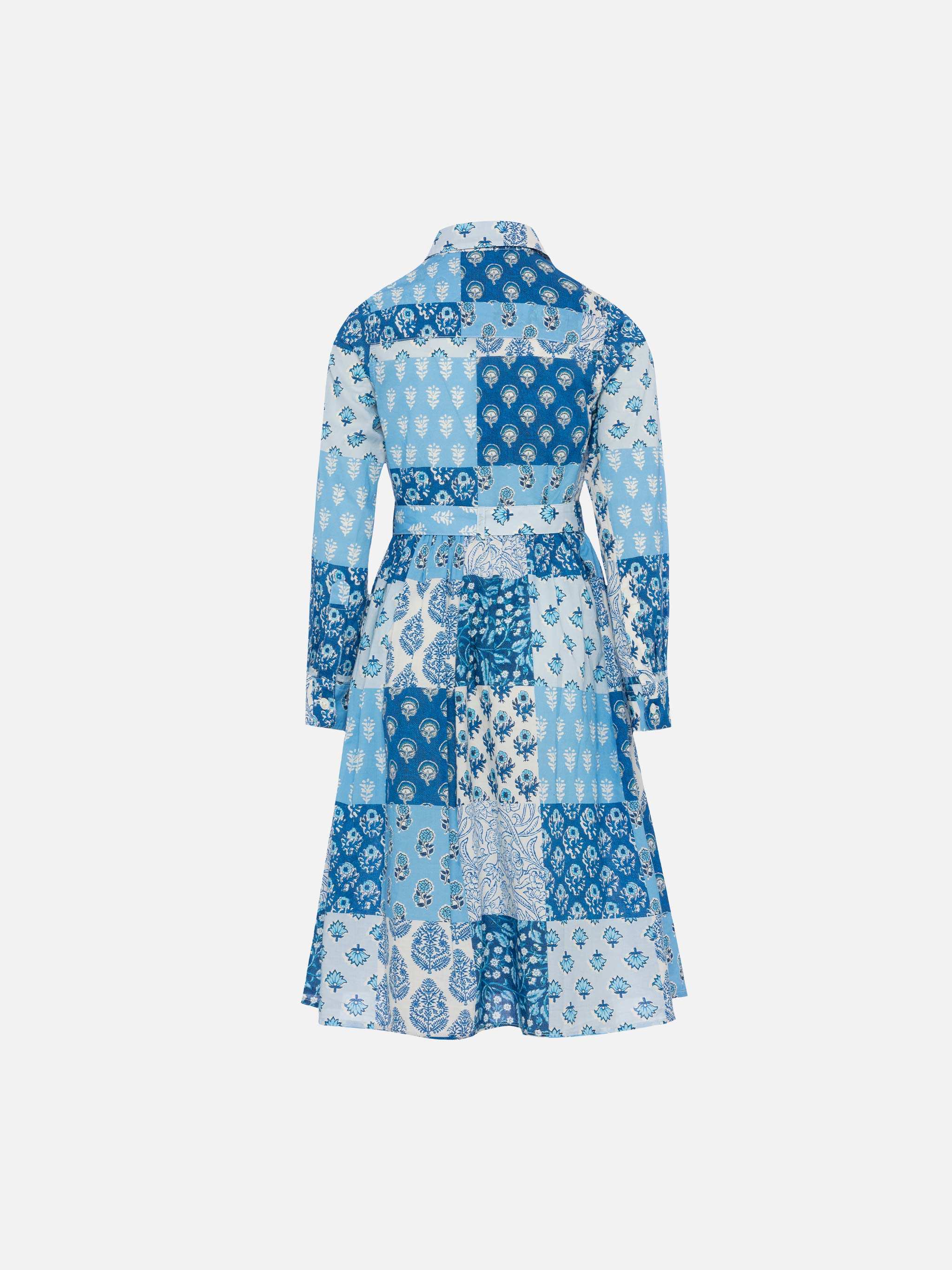 Abito chemisier lungo Philipa Jr con stampa patch a fiori