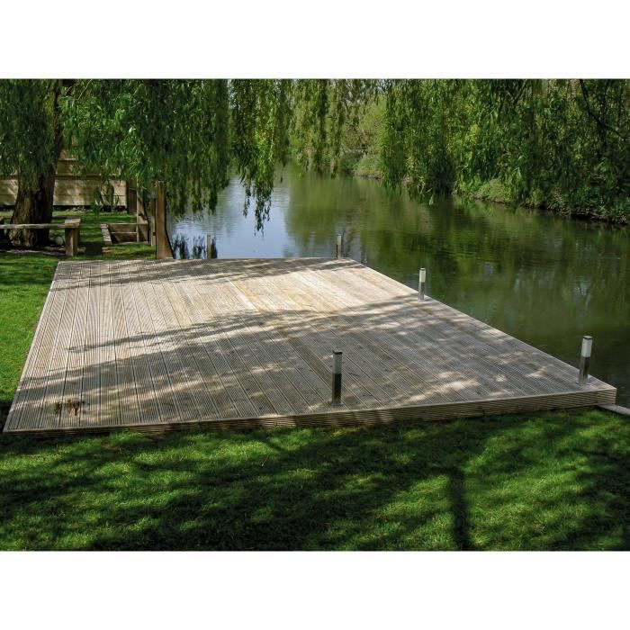 OWATROL AQUADECKS Saturateur Mat à l'Eau pour Protection Bois Exotiques Extérieurs Teck Ipé Bangkiraï Acacia Maçaranduba Gris
