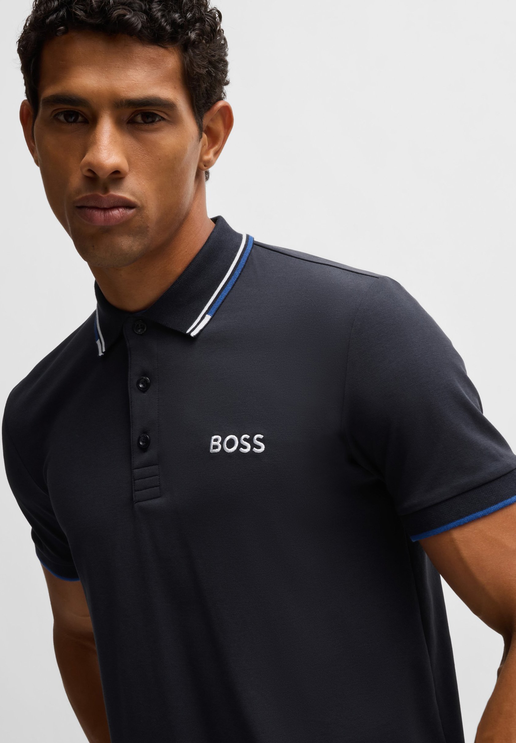 BOSS PADDY PRO - Polo - bleu foncé