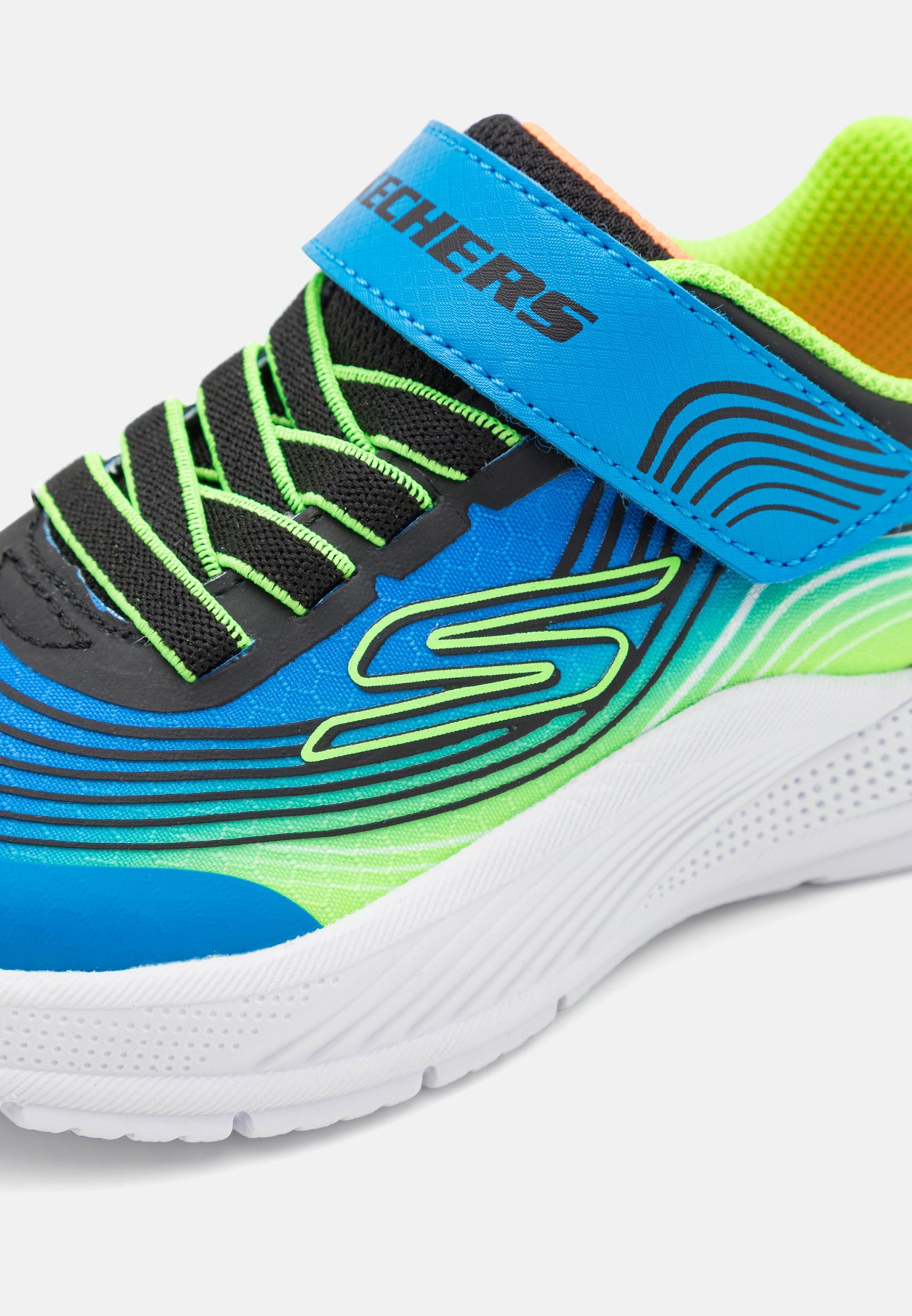 Skechers MICROSPEC ADVANCE - Scarpe da ginnastica - nero/antracite/argento