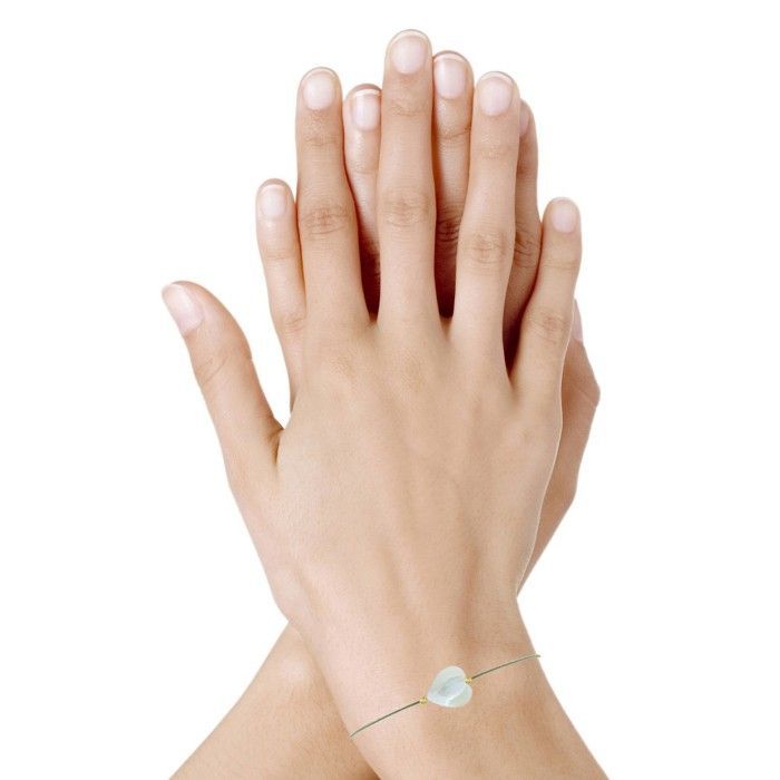 LES POULETTES BIJOUX - Bracelet Petit Coeur de Nacre - Classics