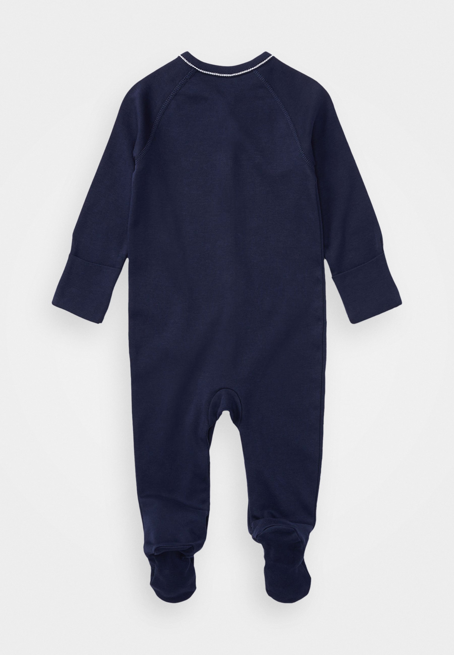 Combinaison de nuit Polo Ralph Lauren en coton avec pieds intégrés - bleu marine raffiné