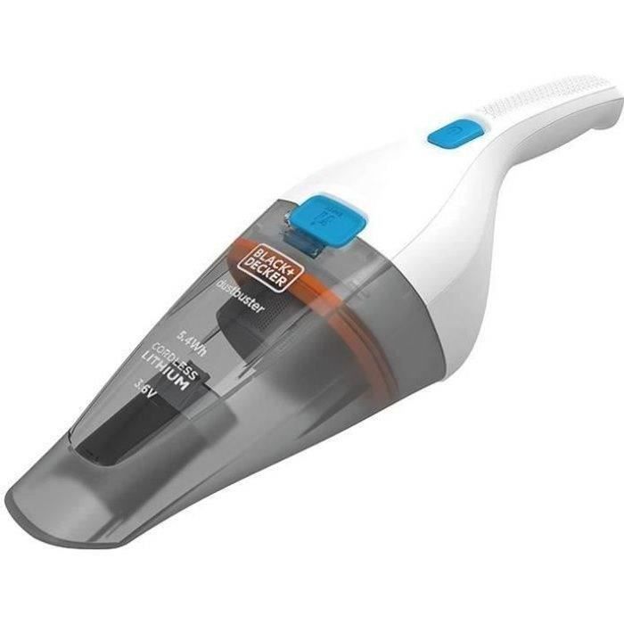 Aspirateur à main sans fil BLACK+DECKER NVC115JL-QW - 8 AW - 3,6 V - 1,5 Ah - 325 ml