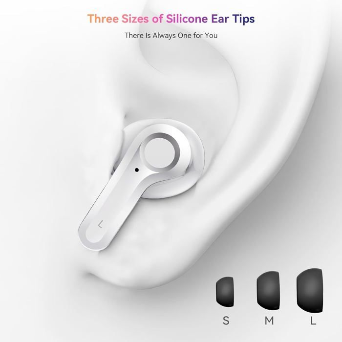 Wireless Bluetooth Earbuds with ANC Noise Cancellation, 40H Battery Life - IPX7 Sport In-Ear Headphones, Bluetooth 5.4