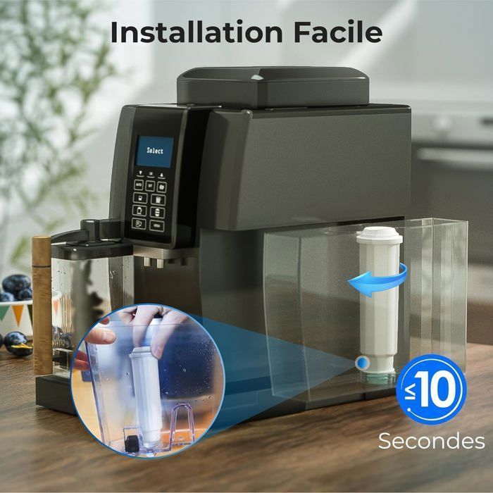 Waterdrop-Filterkartusche, TÜV SÜD-zertifiziert, kompatibel mit Krups F088 – 4er-Pack