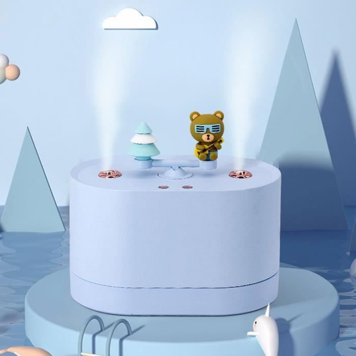 HUMIDIFICADOR Humidificador de aire Creative Music Box Niebla densa Alivia la sequedad 1000ml estilo-Azul1 HUMIDIFICADOR