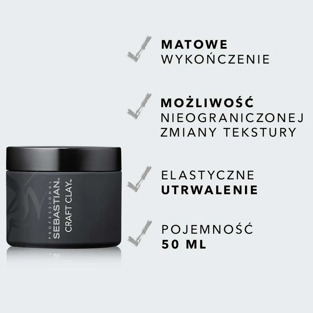 Sebastian Craft Clay Glinka matująca 50 ml