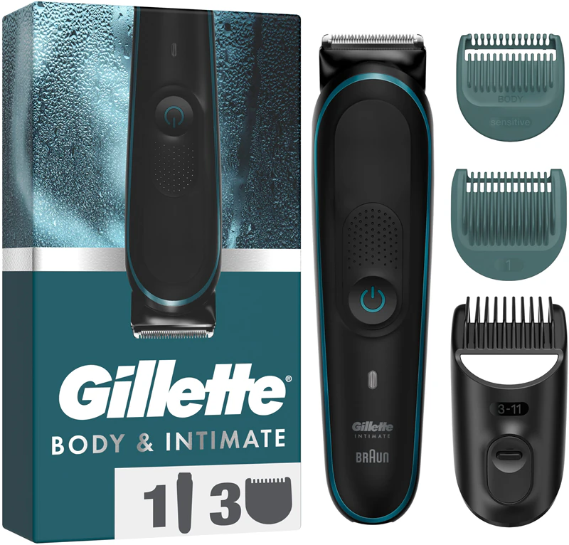Gillette Body&Intimate i5 zastrihávač na intímne hlavice a telo pre mužov