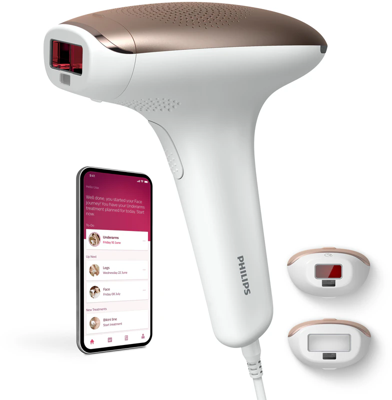 Philips Lumea IPL 7000 SC1997/00 Technologie IPL – prevence opětovného růstu chloupků