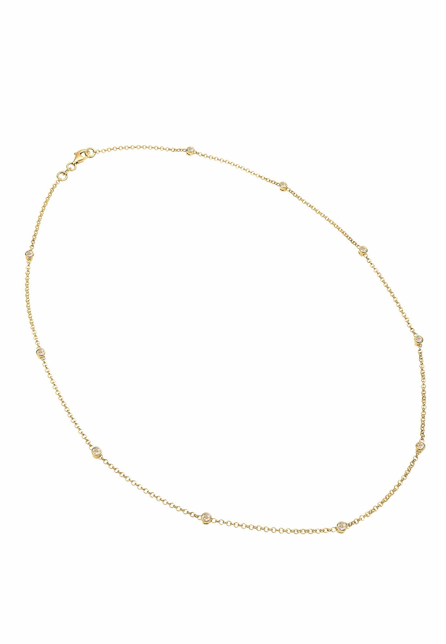 Elli Femmes Solitaire avec Cristal en Argent Sterling 925