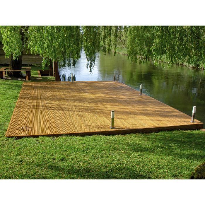 OWATROL AQUADECKS Saturateur Mat à l'Eau pour Protection Bois Exotiques Extérieurs Teck Ipé Bangkiraï Acacia Maçaranduba Gris