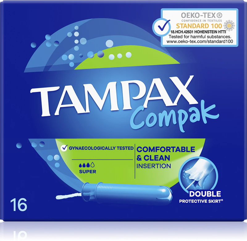 Tampões Tampax Compak Super Applicator