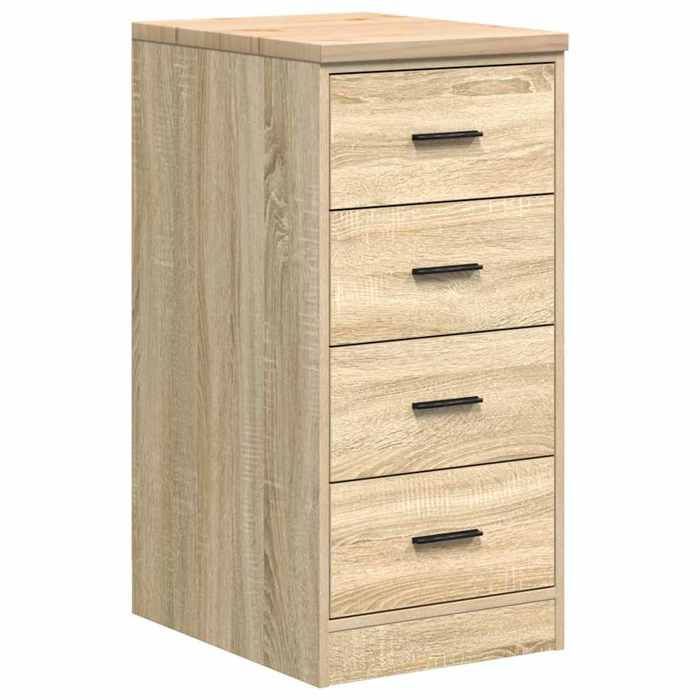 vidaXL Sonoma Eichenholz-Garagenschrank 40x51x85cm, Kiefernholz, Schrank, Werkzeugschrank, niedriger Schrank, Schrank 860591