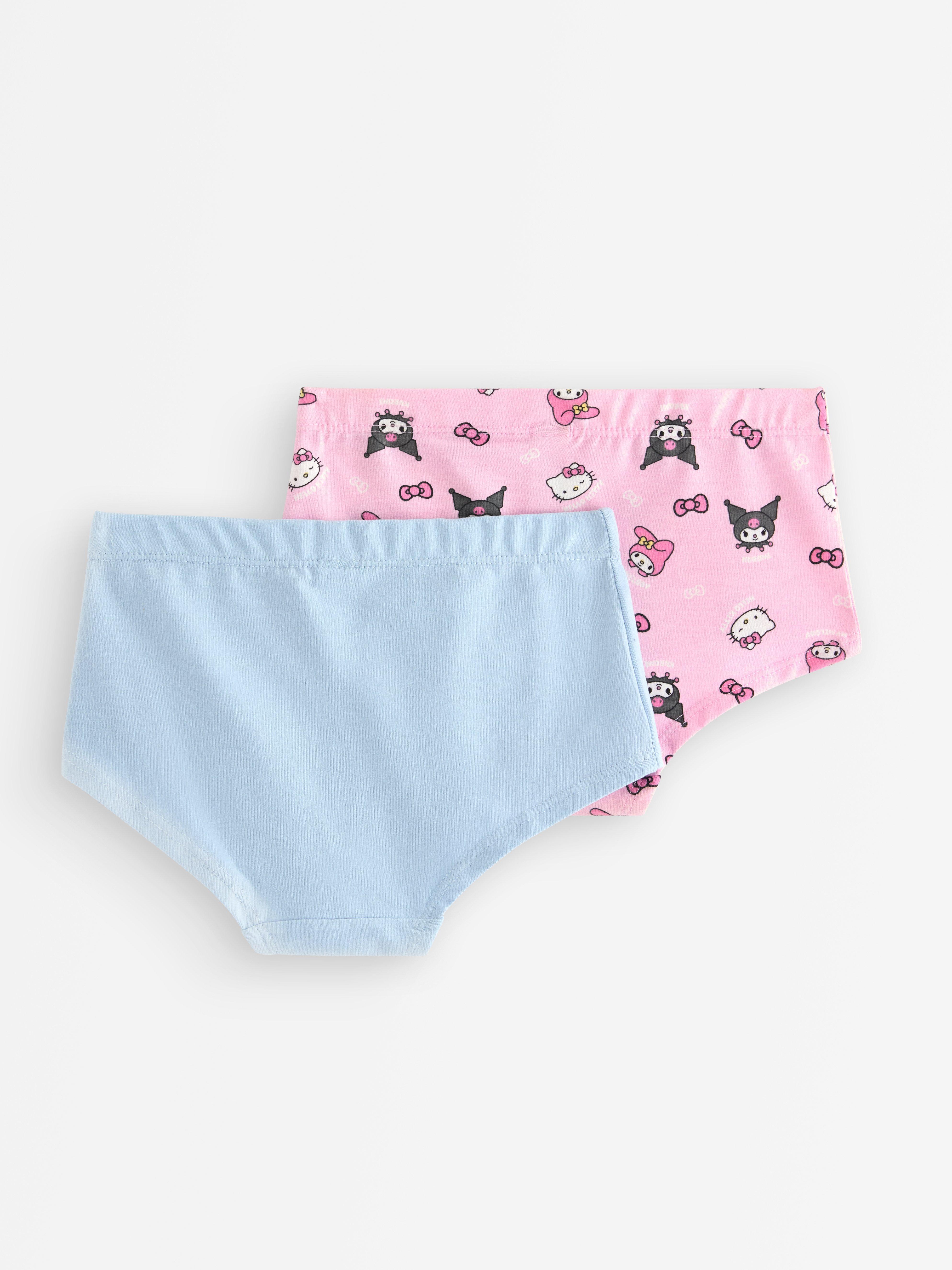 Paket od 2 hipster gaćice Hello Kitty svijetloplave boje