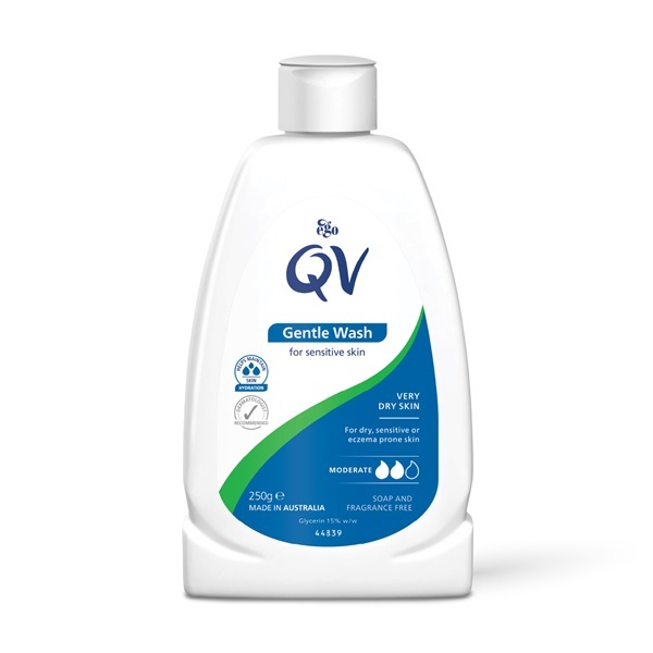 QV Gentle Wash Cleanser pH-tasapainotettu ja hypoallergeeninen 250ml