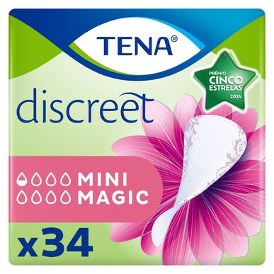 Compresas para incontinencia Tena Discreet Mini Magic, 34 unidades.