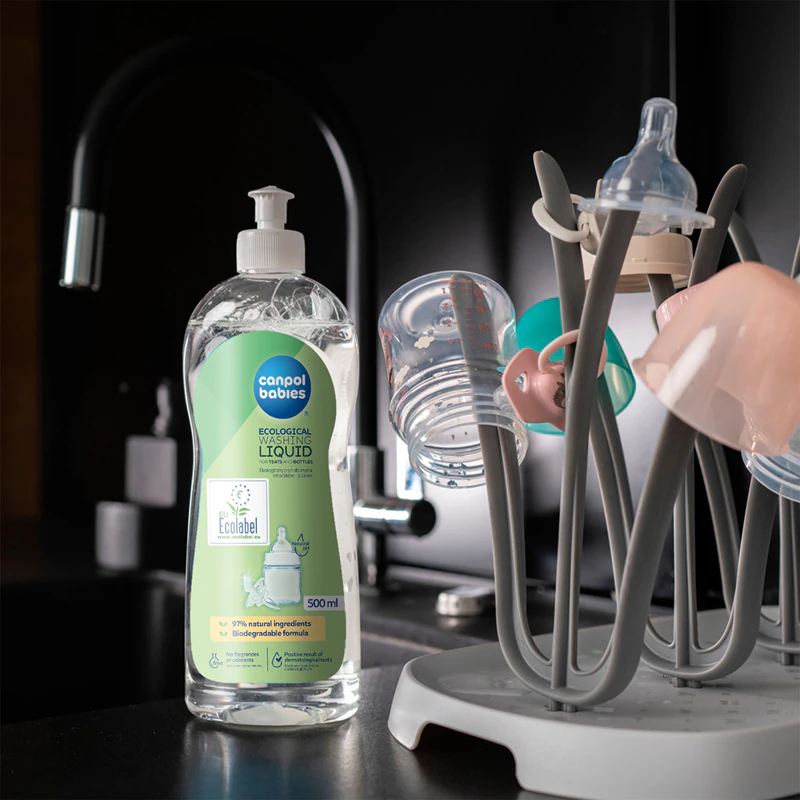 Detergente líquido ecológico Canpol para acessórios de bebê