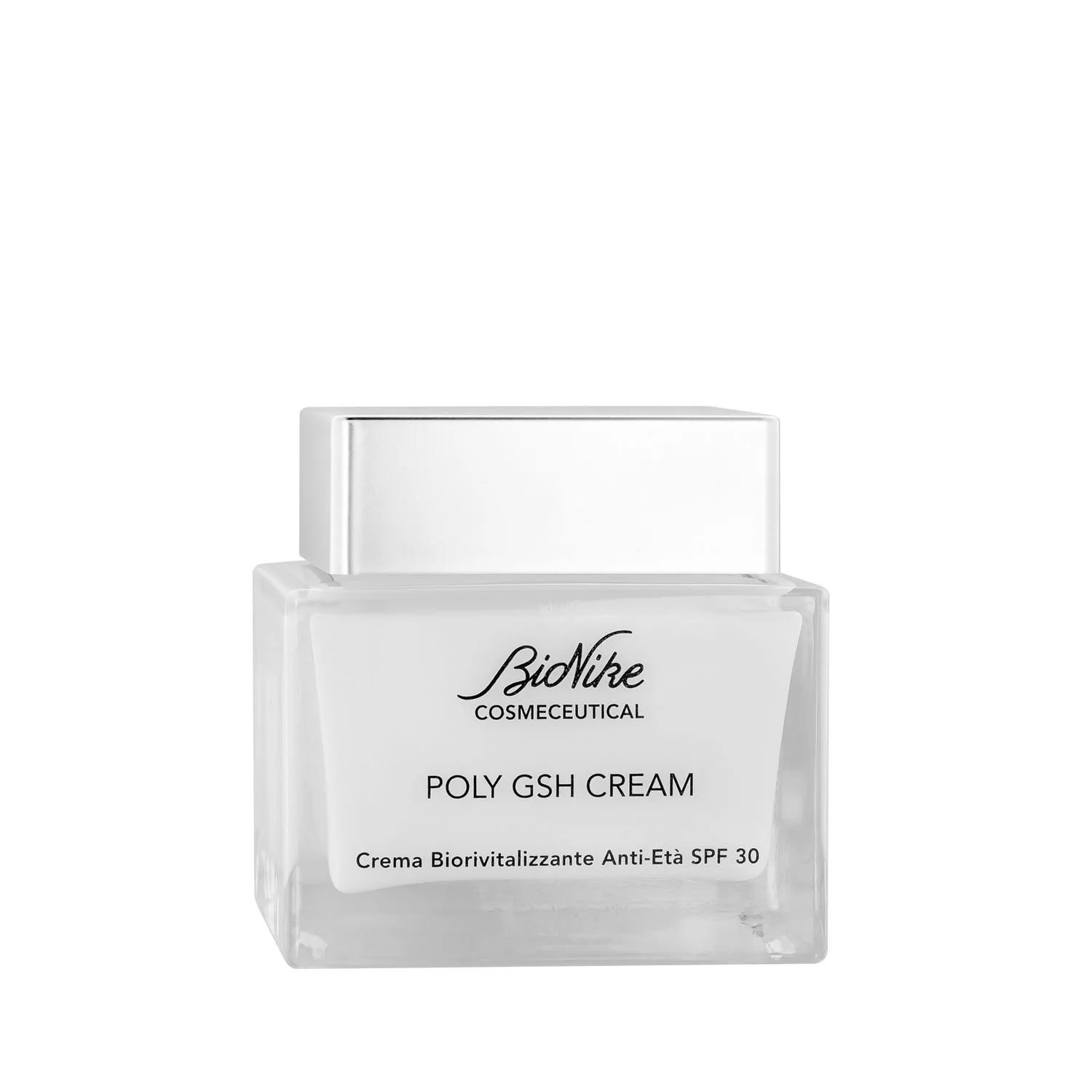 Cosmeceutical POLY GSH CREAM Crema Biorivitalizzante Anti-Età SPF30 - Crema viso giorno antirughe, Trattamenti Protettivi