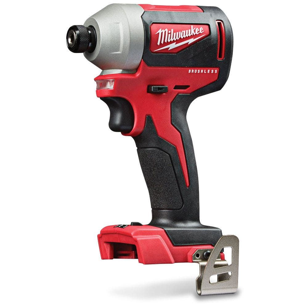 Chave de impacto sem escova MILWAUKEE 18 V com encaixe hexagonal de 1/4