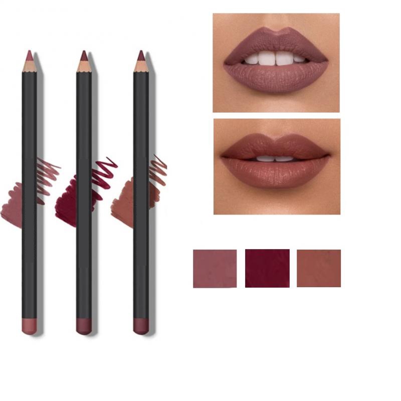 Lápiz labial mate aterciopelado de 6 colores, resistente al agua, de larga duración, rojo sexy, no se transfiere, maquillaje en taza, delineador de labios, cosmético TSLM