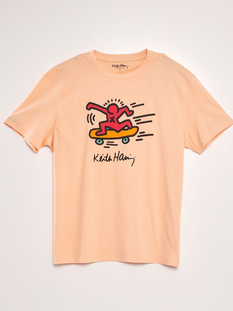 Conjunto de pijama de duas peças Keith Haring - Laranja