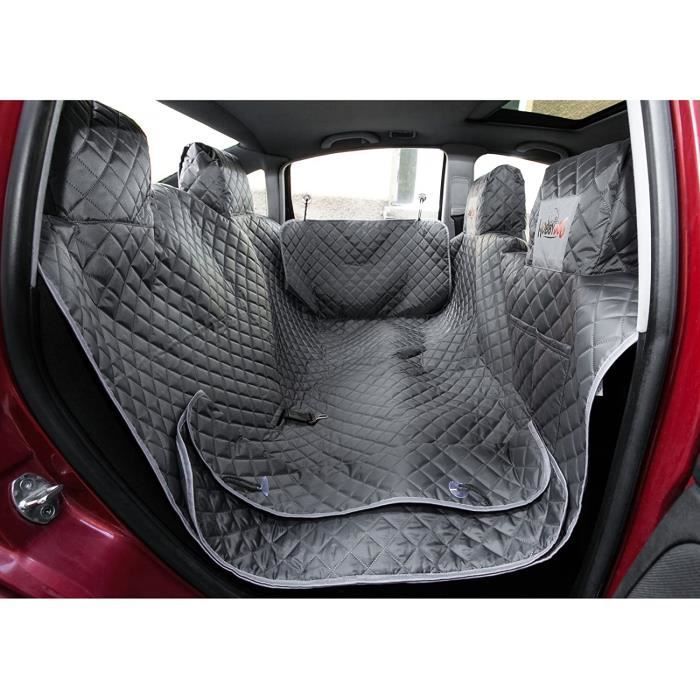 Silla de coche - HobbyDog - zbosza2 - Funda protectora - Poliéster - Gris