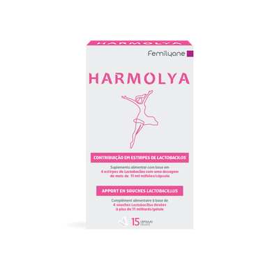 Femilyane Harmolya Lactobacillus Strips -kapselit Emätinflooran suojaus 15 kapselia 15 kapselia