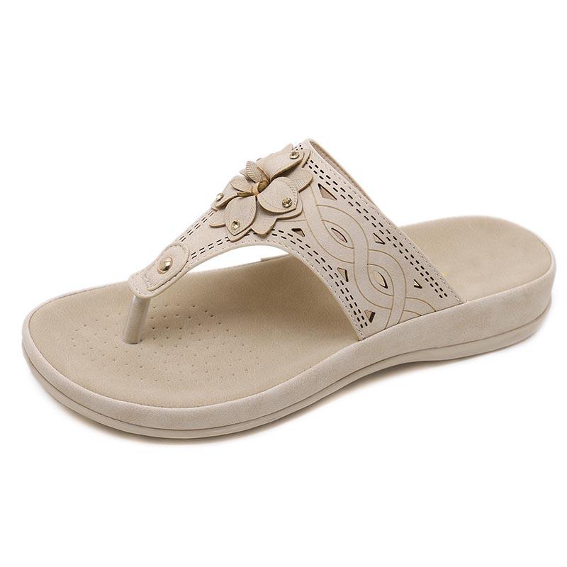 Sandales d'été confortables pour femmes, style plage, faites main, bout ouvert, élégantes, style romain, grandes tailles.