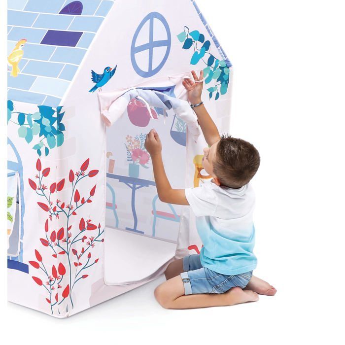 Speelhuisje - LUDI - 90045 - Binnen - 90x120x120 cm - 100% polyester