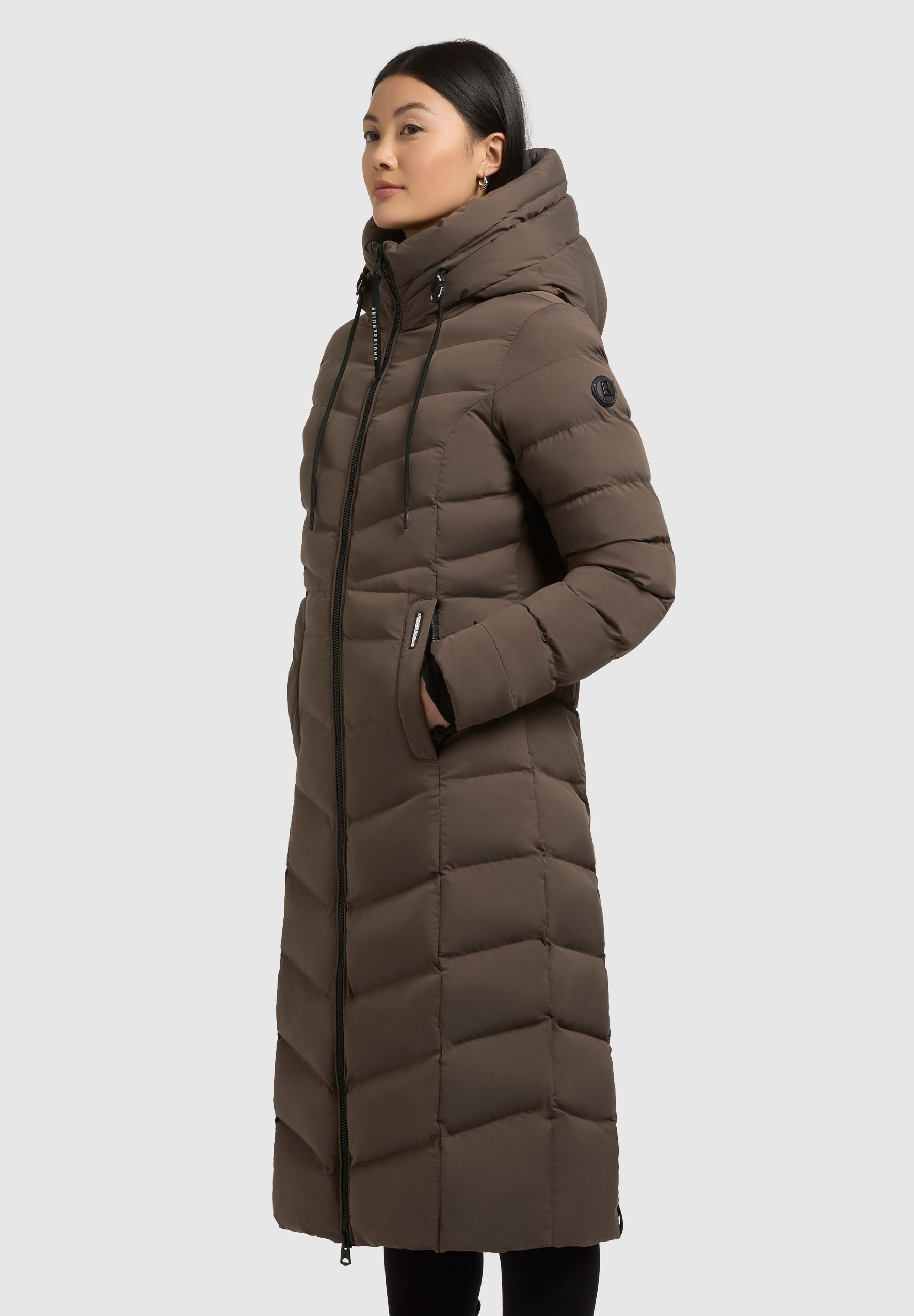 khujo Cappotto invernale - verde opaco