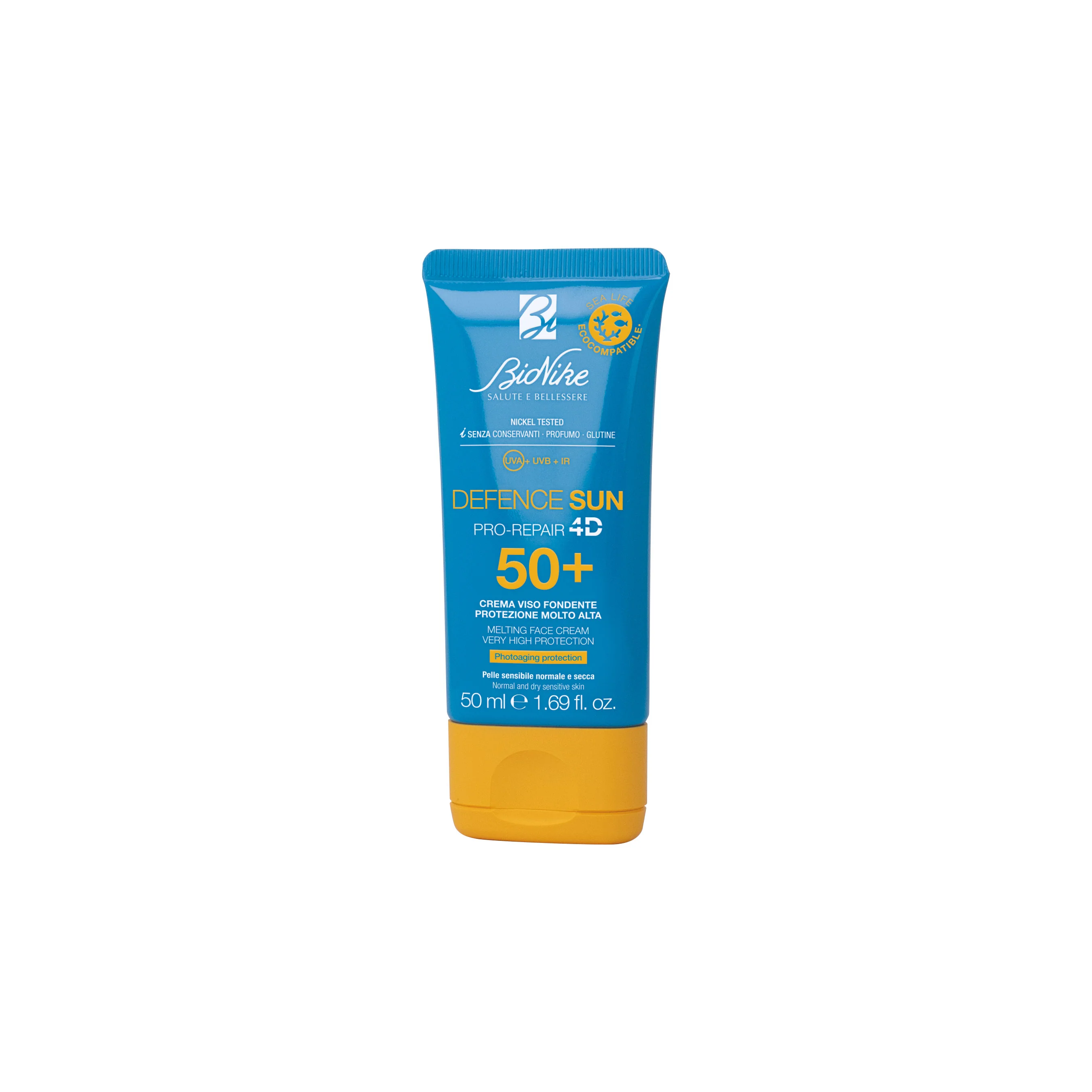 Defence Sun Crema viso fondente SPF50+ - Solare viso alta prot.