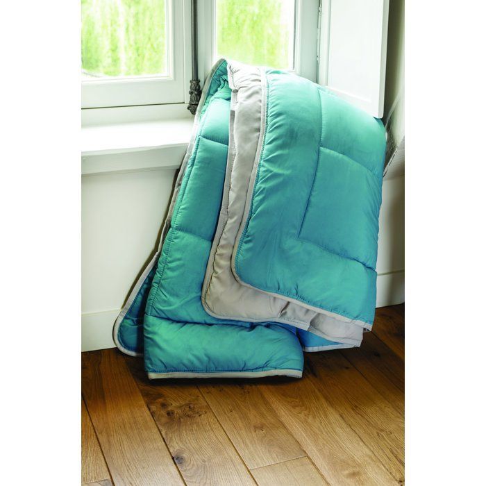 HUDSON - Couette Légère Microfibre - 200gr/m2 - Galet & Lac- 140 x 200 cm