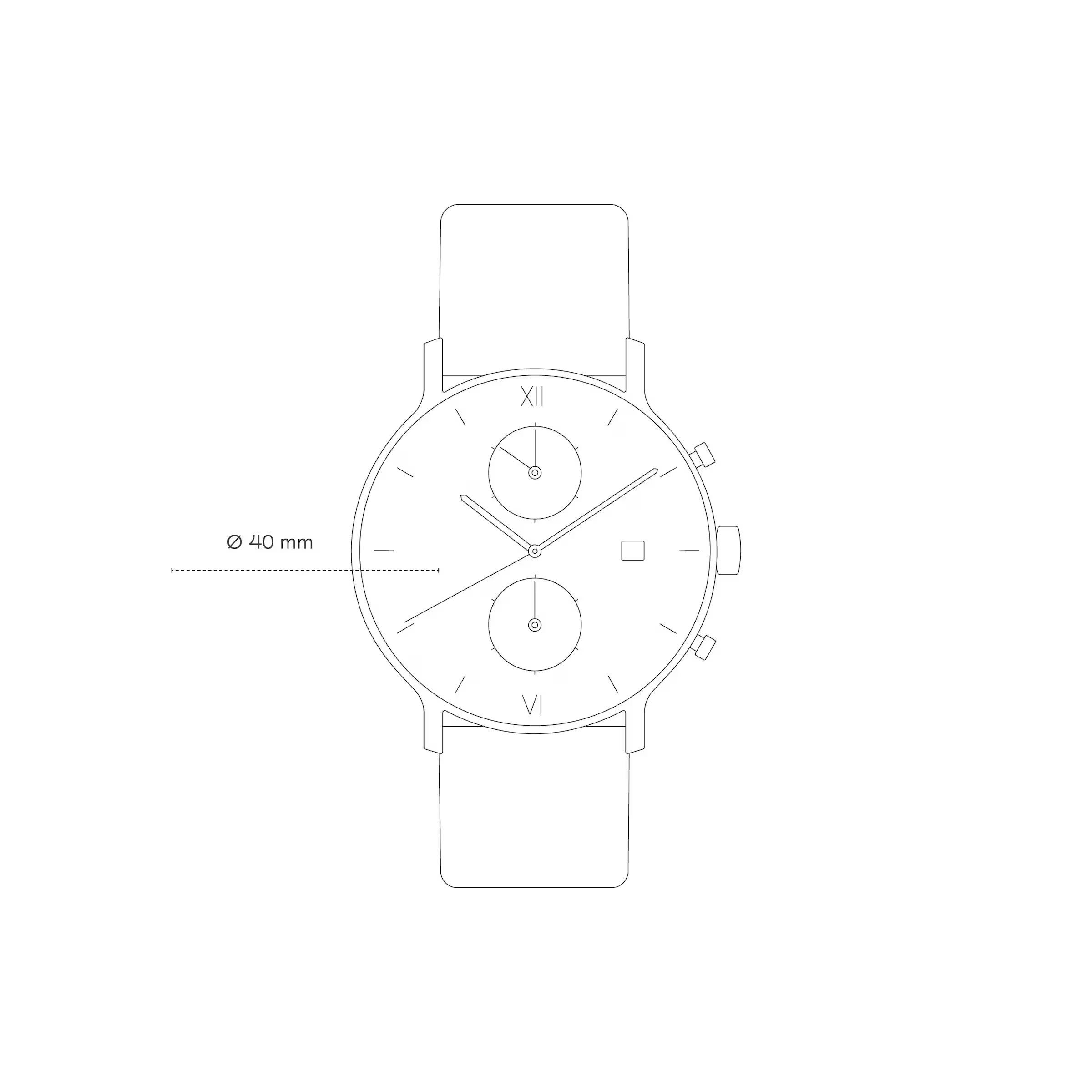 Chrono Gold Acier Vert