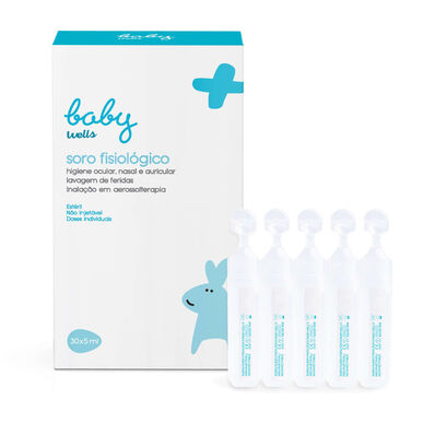 Baby Wells Steril fysiologisk saltvannsløsning 30 x 5 ml
