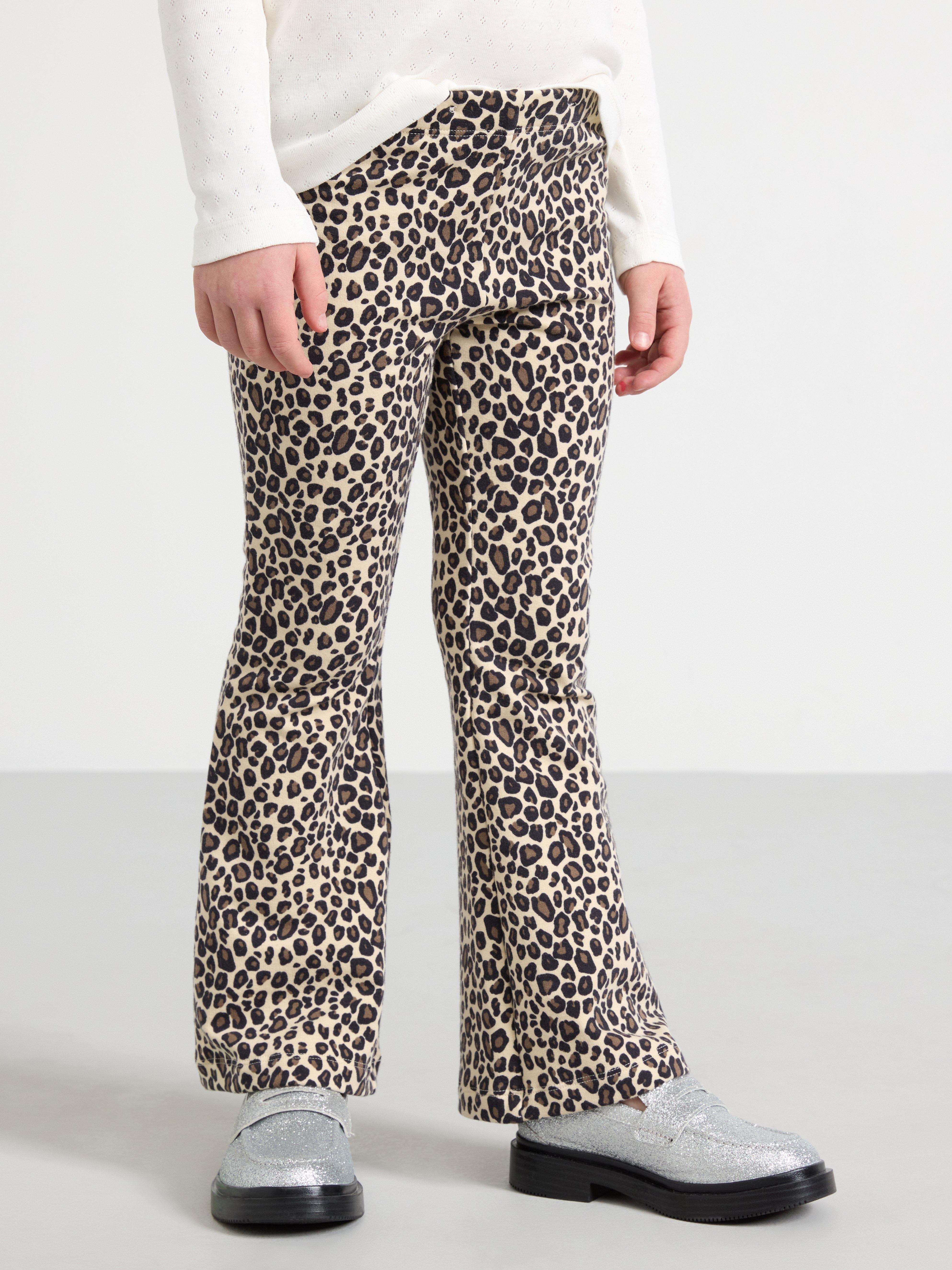 Leggings con interior cepillado, color beige claro.