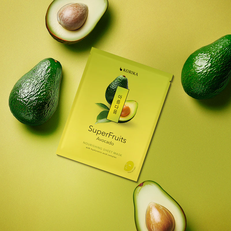 Conjunto de presente KORIKA SuperFruits Hydrating Glow com 3 peças para hidratação intensa.
