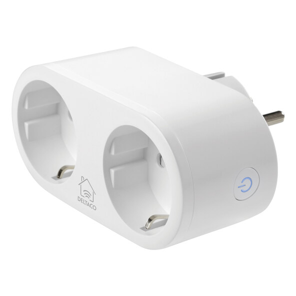 Double socket switch with energy monitoring, Tuya