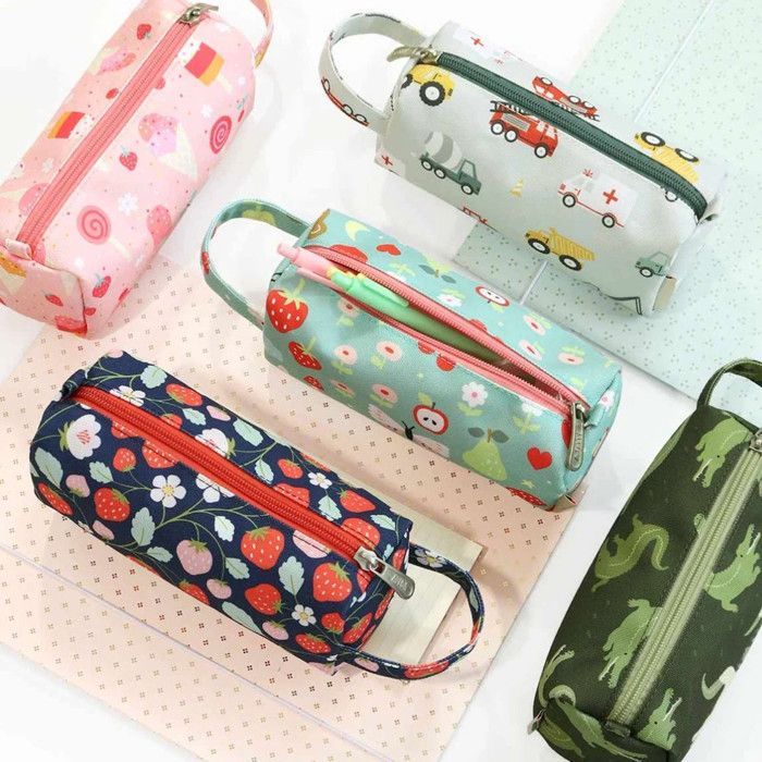 A Little Lovely Company | Estuche para lápices infantil para la escuela y el ocio - Gris - Talla única