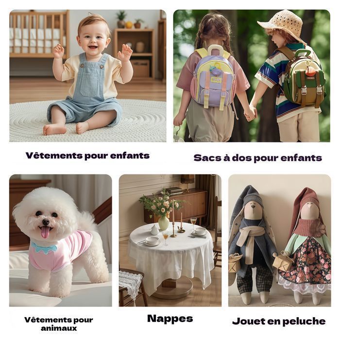 Machine à coudre électronique, 39 Modèles de Points Différents Petite, Machine à Coudre électrique avec Kit Accessoires