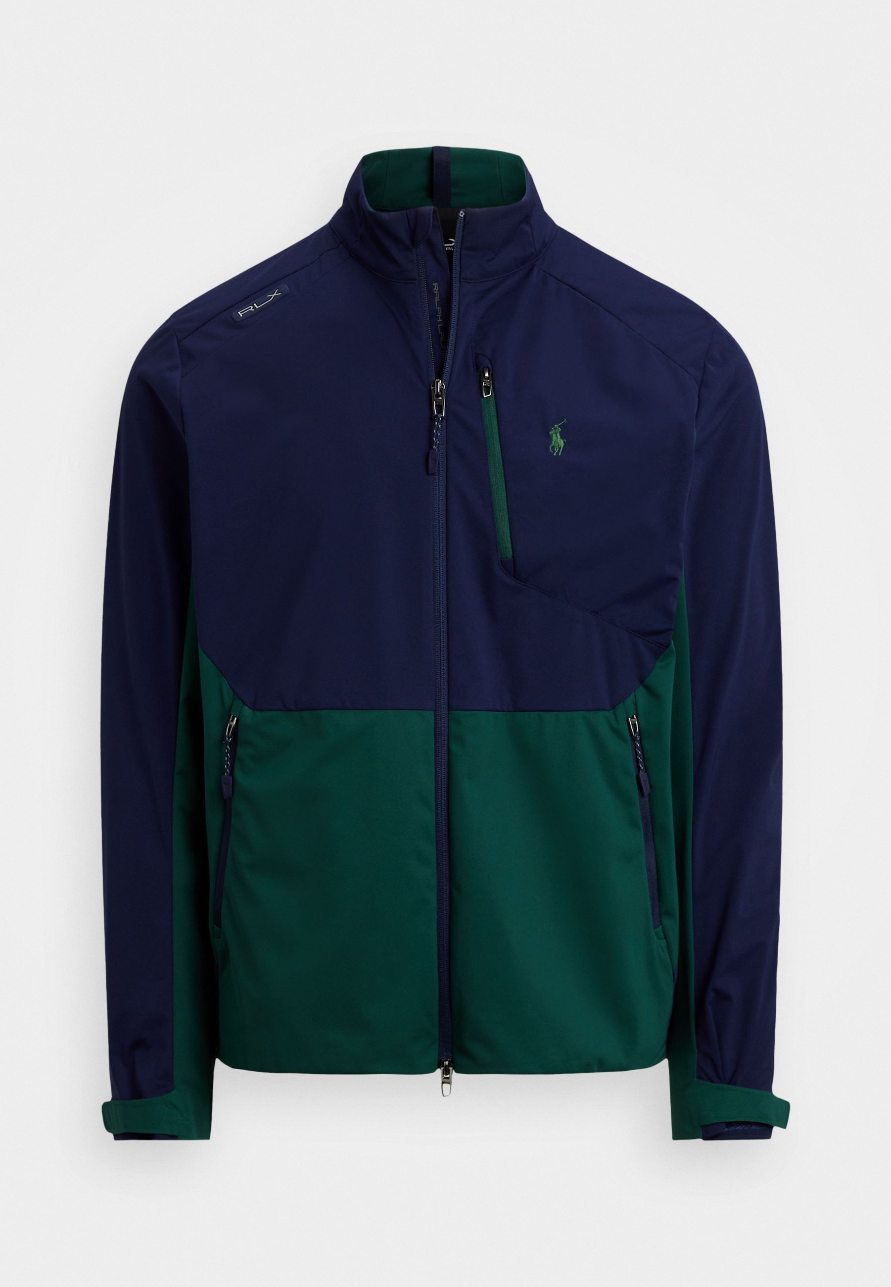 Polo Ralph Lauren COLOR BLOCKED PACKABLE JACKET - Vindjakke - navy/vintage pine
