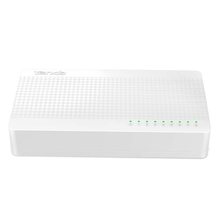 Switch - TENDA - S108 - 8 Ports - Plug&Play - Auto MDI/MDIX