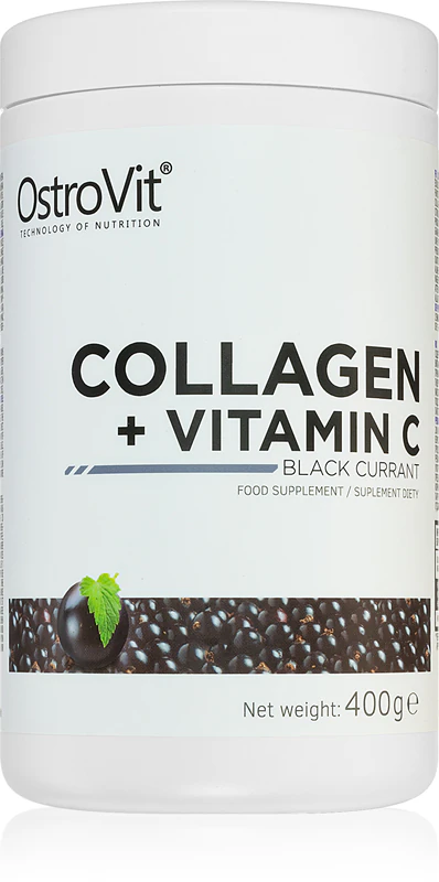OstroVit Kollagen + Vitamin C Nahrungsergänzungsmittelpulver mit Kollagen
