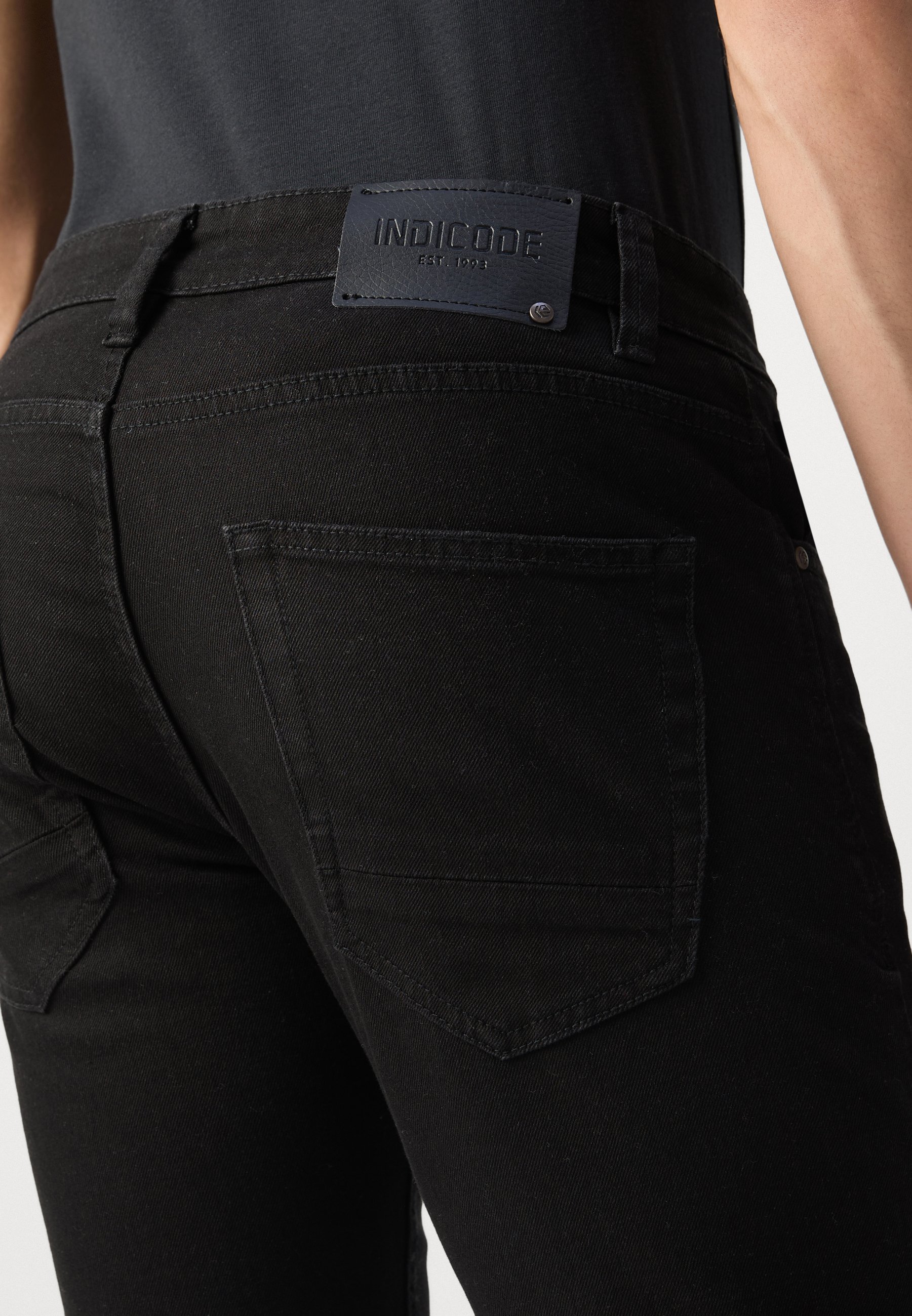 INDICODE JEANS Jean slim - noir intense