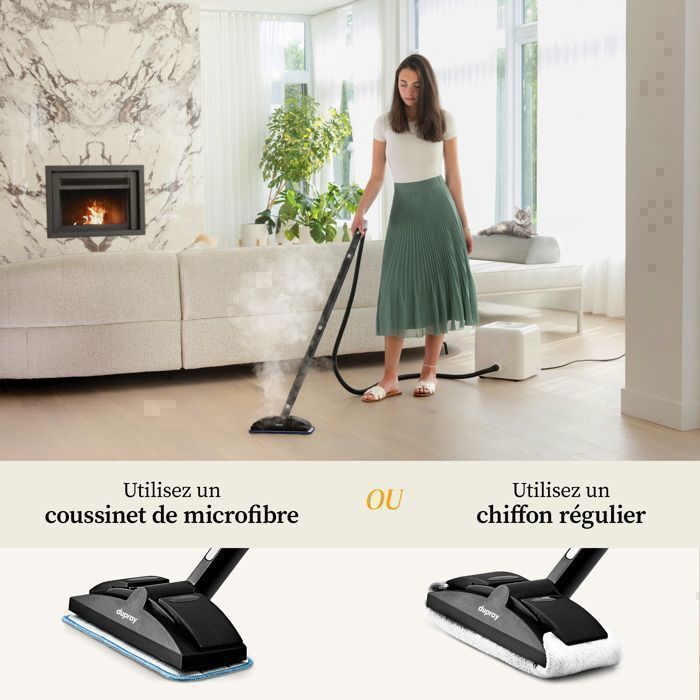 Nettoyeur vapeur NEAT™ de Dupray - Multi-usage & Portable - Nettoie, Désinfecte, Dégraisse - Toutes les surfaces.