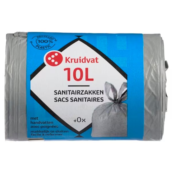 Hygienické vrecká Kruidvat<br>40 x 10 l